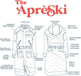 Unisex AprèSki Robe by California Cowboy