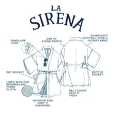 Women's La Sirena Robe by California Cowboy